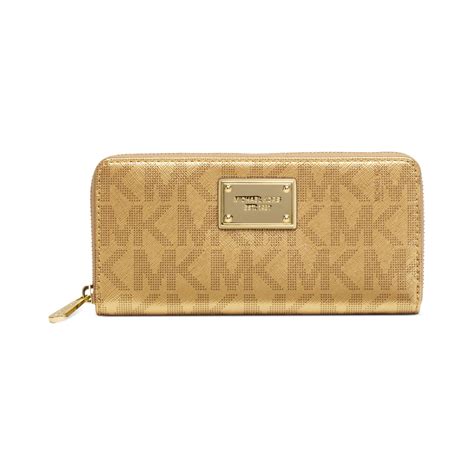 michael kors za continental wallet|michael kors monogram zip wallet.